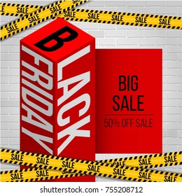 Abstract vector black friday sale layout background. For art template design, list, page, mockup brochure style, banner, idea, cover, booklet, print, flyer, book, blank, card, ad, sign, poster, badge.