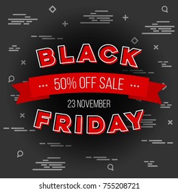 Abstract vector black friday sale layout background. For art template design, list, page, mockup brochure style, banner, idea, cover, booklet, print, flyer, book, blank, card, ad, sign, poster, badge.