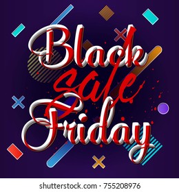 Abstract vector black friday sale layout background. For art template design, list, page, mockup brochure style, banner, idea, cover, booklet, print, flyer, book, blank, card, ad, sign, poster, badge.