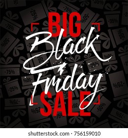 Abstract vector black friday sale layout background. For art template design, list, page, mockup brochure style, banner, idea, cover, booklet, print, flyer, book, blank, card, ad, sign, poster, badge.