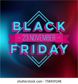 Abstract vector black friday sale layout background. For art template design, list, page, mockup brochure style, banner, idea, cover, booklet, print, flyer, book, blank, card, ad, sign, poster, badge.