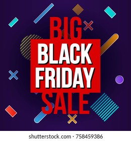 Abstract vector black friday sale layout background. For art template design, list, page, mockup brochure style, banner, idea, cover, booklet, print, flyer, book, blank, card, ad, sign, poster, badge.