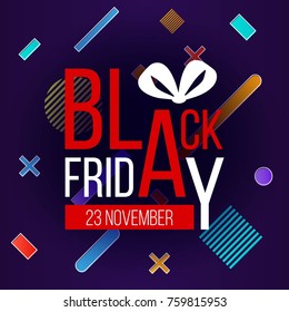 Abstract vector black friday sale layout background. For art template design, list, page, mockup brochure style, banner, idea, cover, booklet, print, flyer, book, blank, card, ad, sign, poster, badge.
