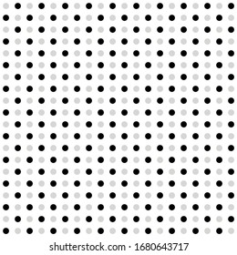 Abstract Vector Black and grey Dot  tile Pattern On White Background