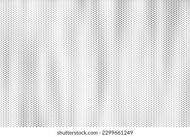 Resumen del fondo medio de tono de vector blanco y negro. Patrón radial de puntos.