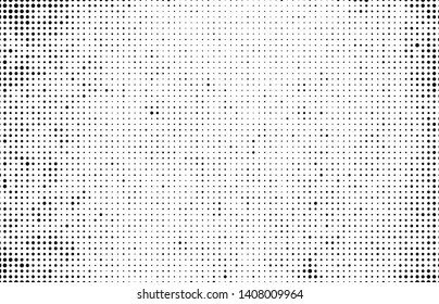 Abstract vector black and white halftone