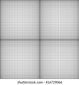 Abstract vector black and white monochrome pattern of intersecting vertical and horizontal lines.