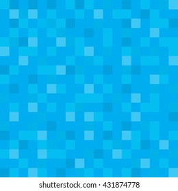 Abstract vector block texture blue. Pixel background