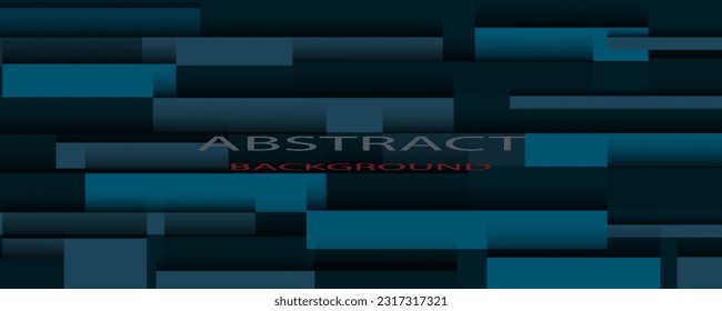 Abstract vector blue arrow corner triangle direction on black space design modern background vector illustration.