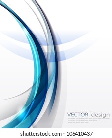 Abstract vector blue background.