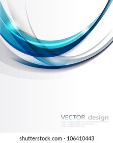 Abstract vector blue background.
