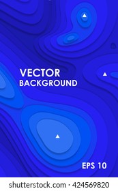 Abstract vector blue background. EPS 10 vector illustration