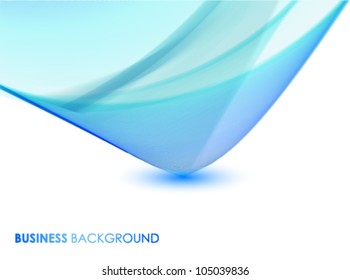 Abstract vector blue business background