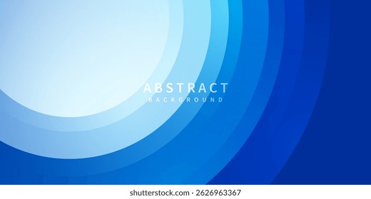 abstract vector blue circle overlapping shape transparent style illustration background