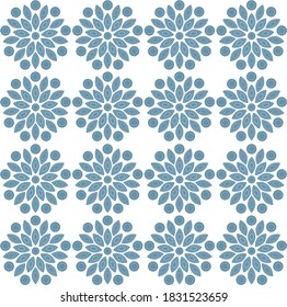 Abstrakt 
Vektorblume, Mandala-Hintergrund für Design