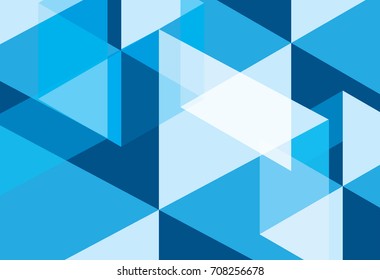 abstract vector of blue hexagon geometric background