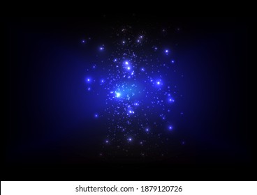 diseño abstracto de fondo de iluminación azul vectorial. diseño vectorial de ilustración.