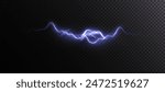 Abstract vector blue lightning on a black background. Blitz Lightning Thunder Light Sparks Storm Flash Thunderstorm. Strength Energy charge Thunder. Vector