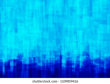 abstract vector blue mosaic texture
