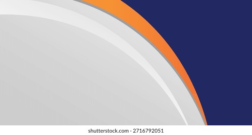 Plantilla de presentación de negocios azul y naranja de Vector Abstractas, con un estilo de concepto moderno