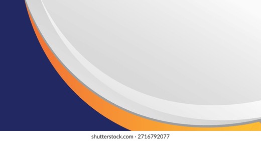 Vector Abstractas azul y naranja Plantilla de presentación de negocios, Ilustración vectorial EPS10