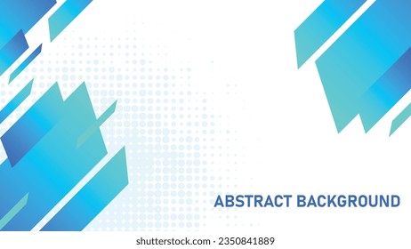 abstract vector blue ornament background