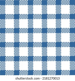 Abstract Vector blue plaid Checkered Squares Pattern