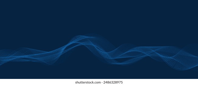 Abstract vector blue technology background. EPS10
