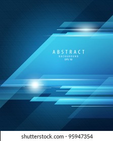 Abstract vector blue transparency background illustration