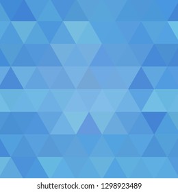 Abstract vector blue triangular background. polygonal style


