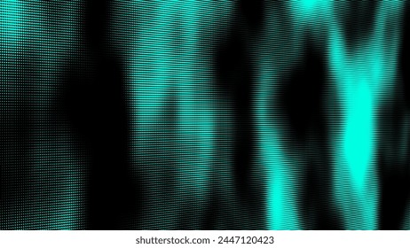 Abstract vector blue vanishing texture. The concept of data movement by binary code. Halftone with noise effect and dots. Matrix background on screen. Futuristic pattern.