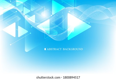 abstract vector blue wallpaper geometric triangle futuristic