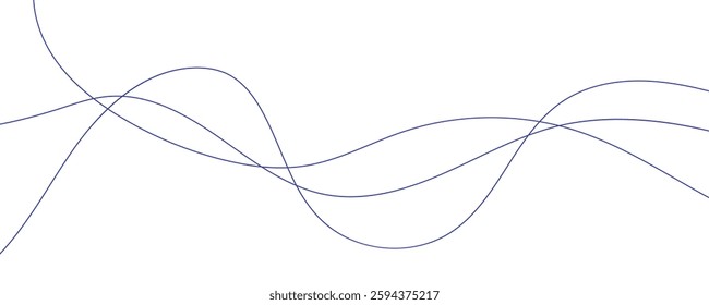 abstract vector blue wave background
