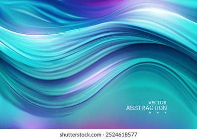 Abstractas Vector azul con onda.   Fondo moderno. Diseño perfecto para el Anuncio.