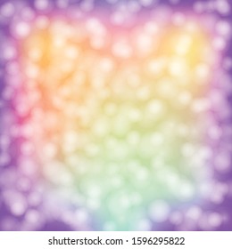 Abstract vector with blur bokeh effect on pink  background, vector 