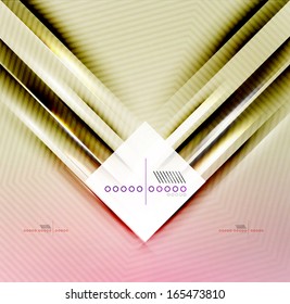 Abstract vector blur lines geometric shape background for business, technology, presentation, template