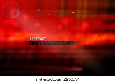 abstract vector blurred background in fiery color palette