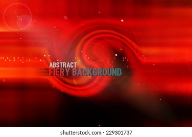 abstract vector blurred background in fiery color palette