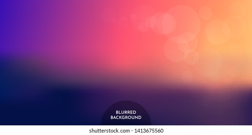 Abstract vector blurred background. Minimalistic wallpapers. Natural concept