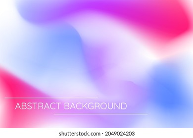 Abstract vector blurred background for web design, printing, flyers, wallpapers. Modern futuristic pink, lilac, blue template