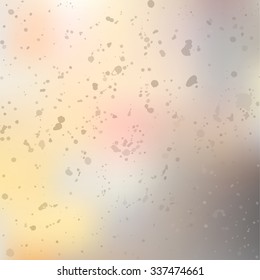Abstract vector blurred golden background with splashes