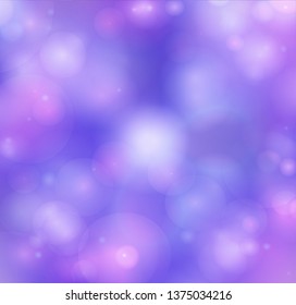 Abstract vector bokeh background