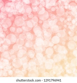 Abstract vector bokeh blurred gradient texture. Template for banner and message and social media post