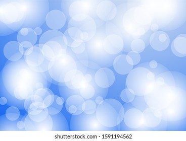 Abstract vector bokeh light background.