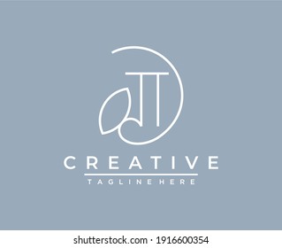 Abstract vector brand design logo in minimal linear trend style, logos for beauty and cosmetics studios. floral. yoga and fashion