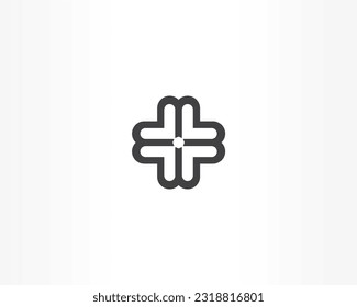 abstract vector brand logo design concept