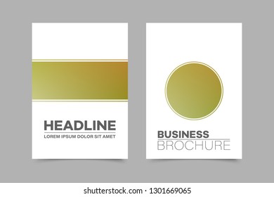 Abstract vector brochure