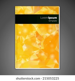 Abstract vector brochure design