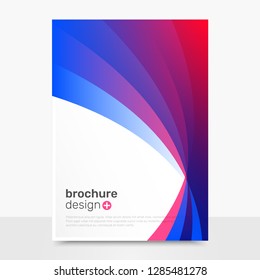 Abstract Vector Brochure Design. Creative Vector Brochure Mockup. Business Brochure Templates. EPS10