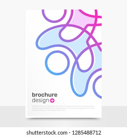 Abstract Vector Brochure Design. Creative Vector Brochure Mockup. Business Brochure Backgrounds. EPS10